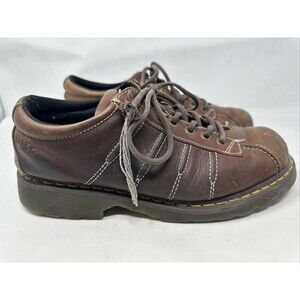 Dr. Martens 9764 Chunky Platform Vintage 90s Leather Sz 12 Mens Grunge Worn Fray